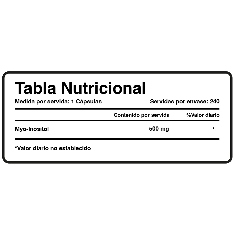 INOSITOL - NUTRICOST - 240 CÁPSULAS - 5