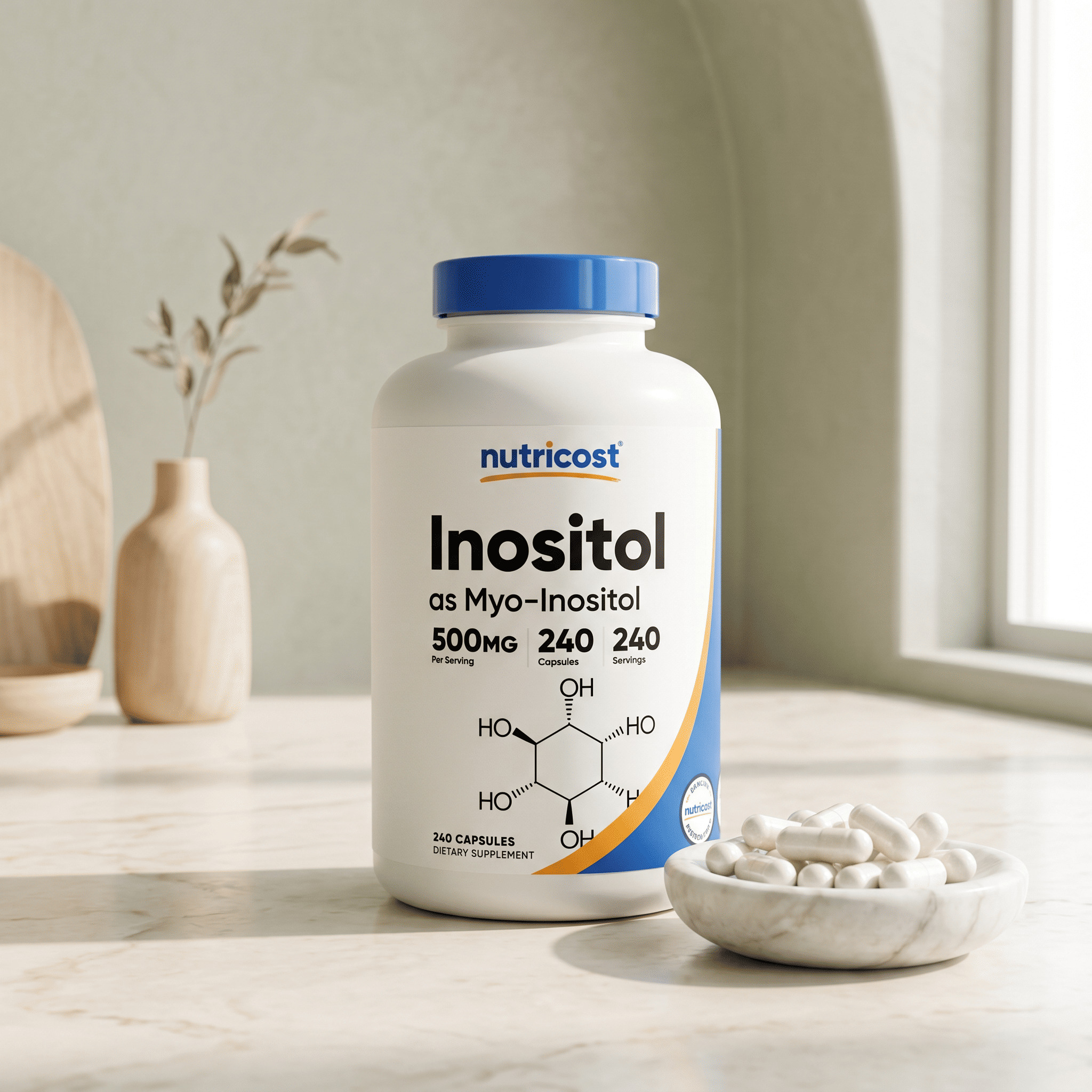 INOSITOL - NUTRICOST - 240 CÁPSULAS - 6