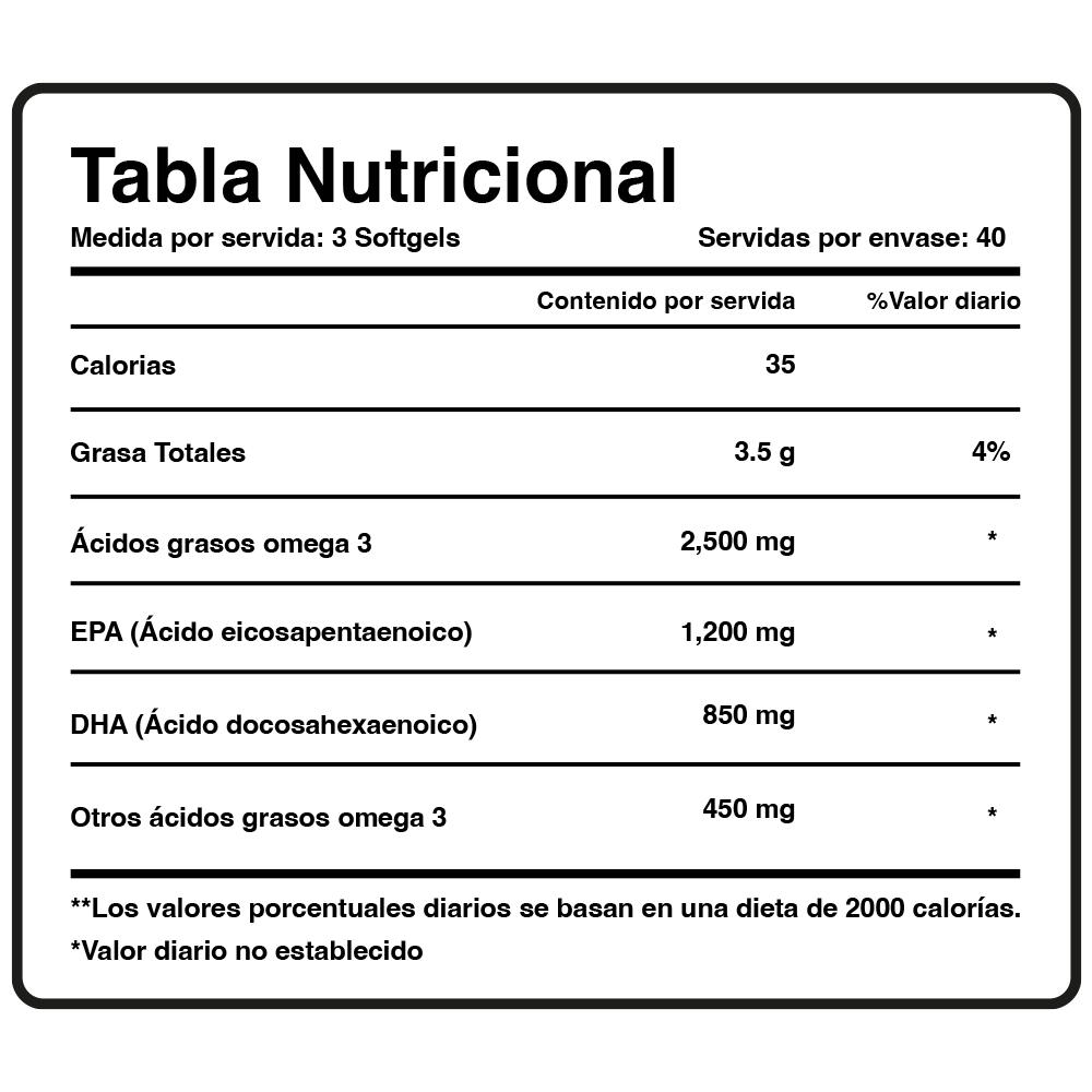 OMEGA 3 - NUTRICOST - 120 SOFTGELS - 5