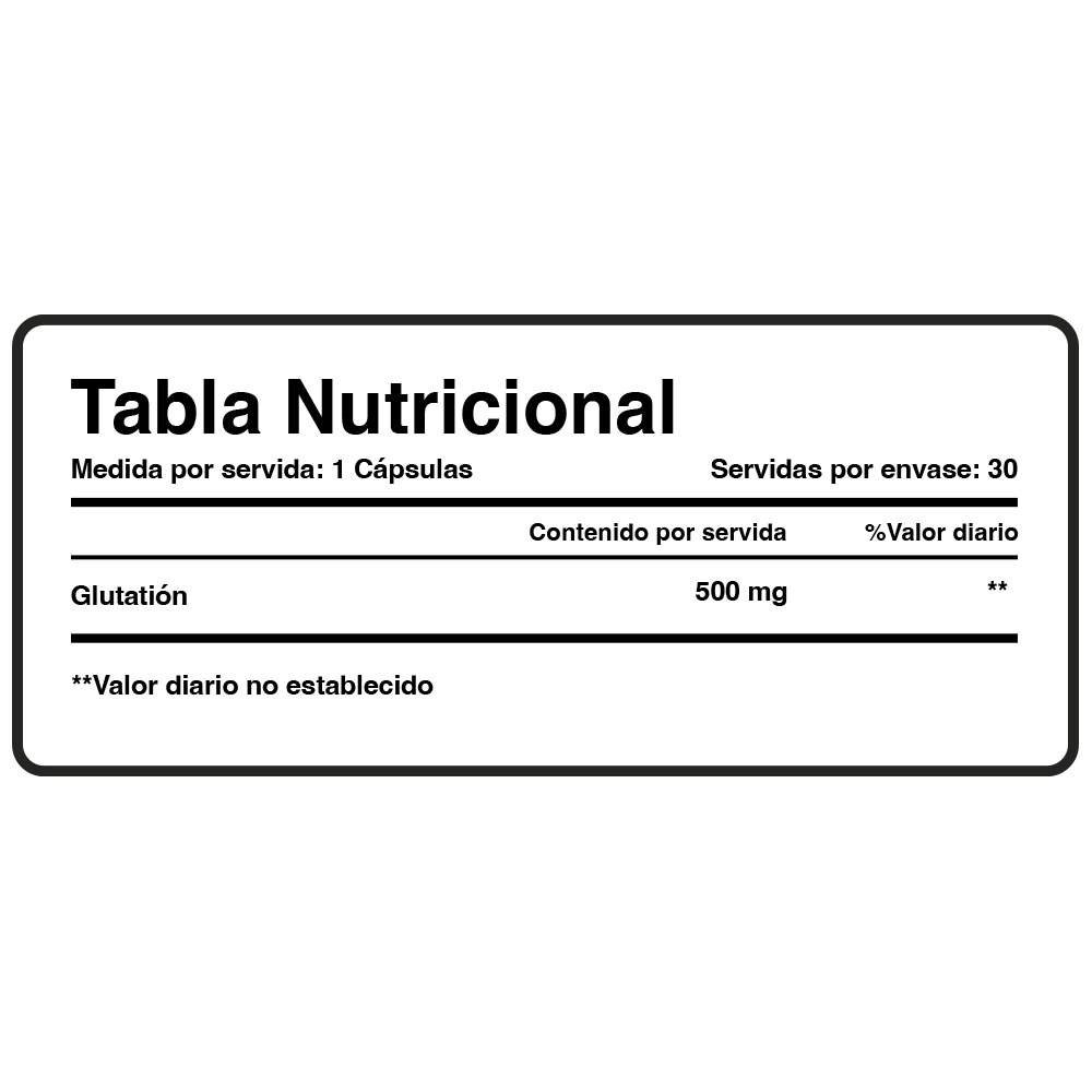 GLUTATION - XTRALIFE - 60 CÁPSULAS - 5