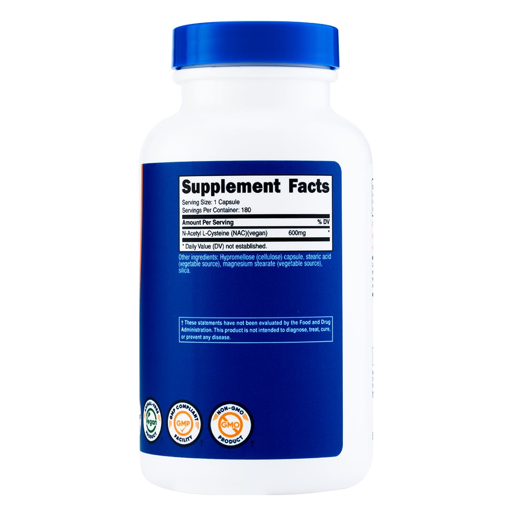 NAC - NUTRICOST - 180 CÁPSULAS - 3