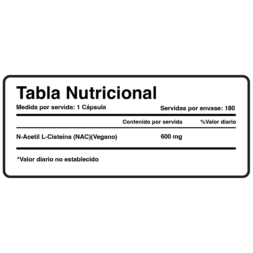 NAC - NUTRICOST - 180 CÁPSULAS - 5