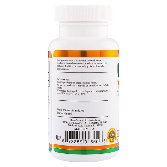 GINKGO BILOBA - XTRALIFE - 60 CÁPSULAS - 2