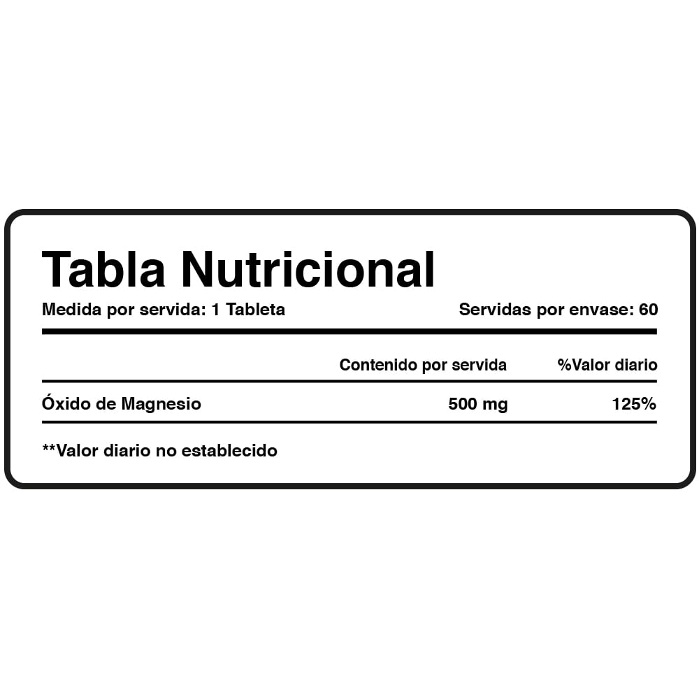 MAGNESIO - XTRALIFE - 60 TABLETAS - 4