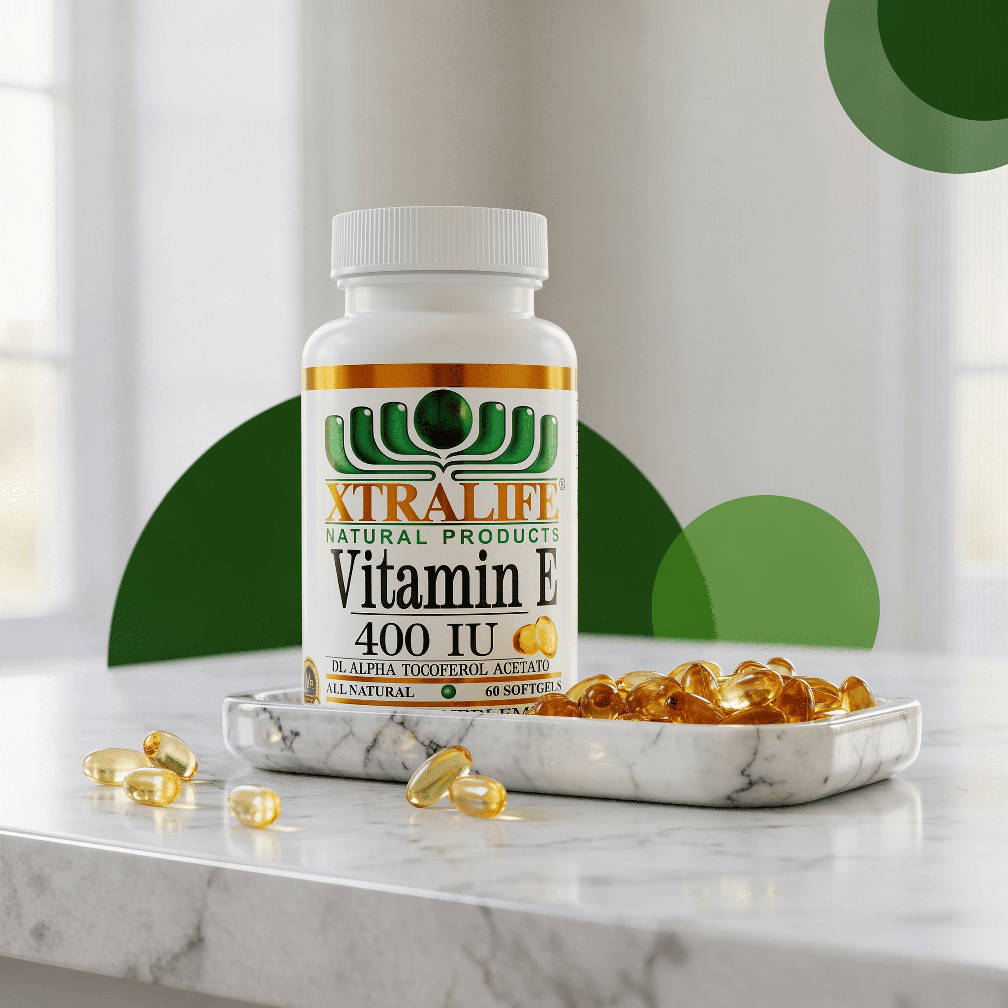 VITAMINA E - XTRALIFE - 60 SOFTGELS - 5