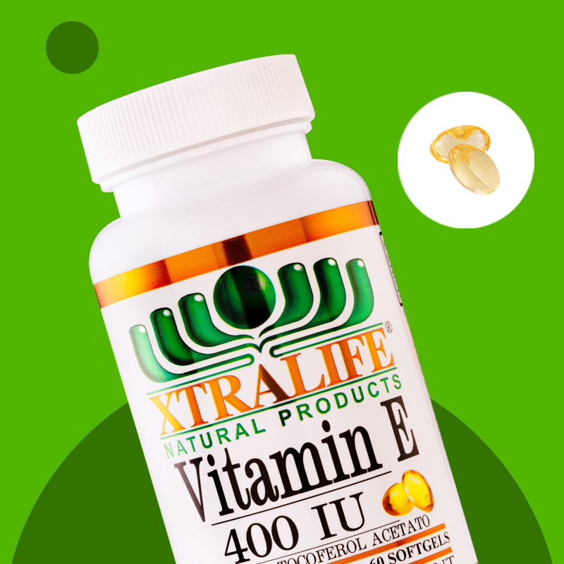 VITAMINA E - XTRALIFE - 60 SOFTGELS - 6