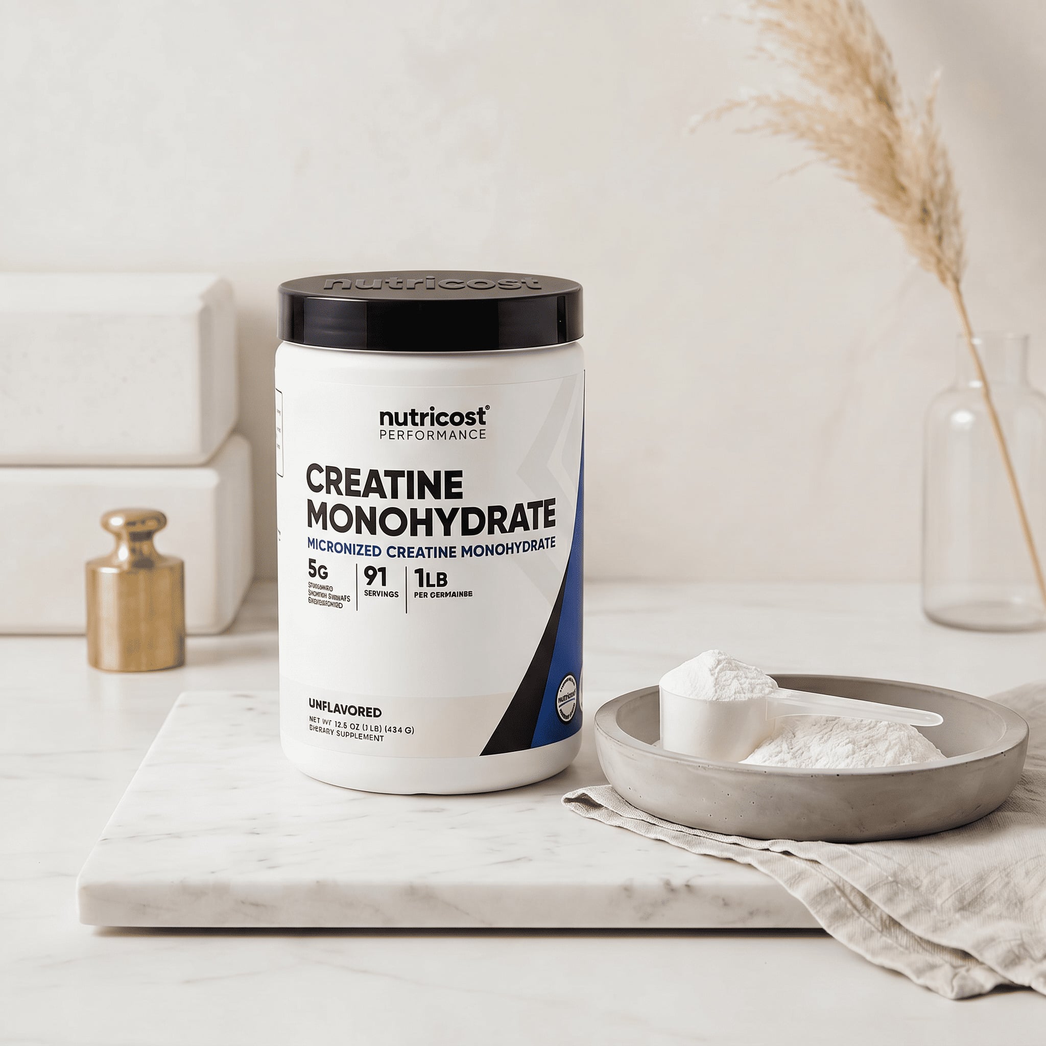 CREATINA MONOHIDRATADA - NUTRICOST - 91 SERVIDAS - 5