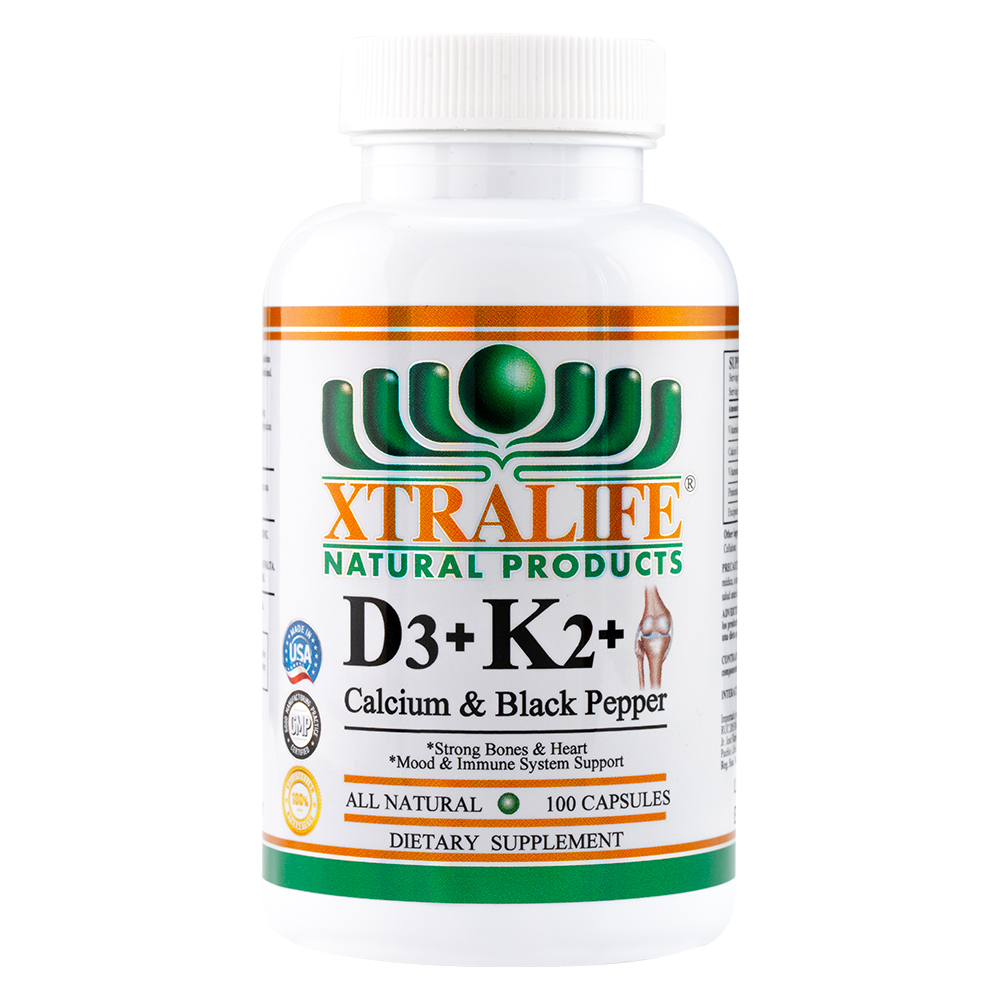 D3 + K2 + CALCIO - XTRALIFE - 100 CÁPSULAS - 1