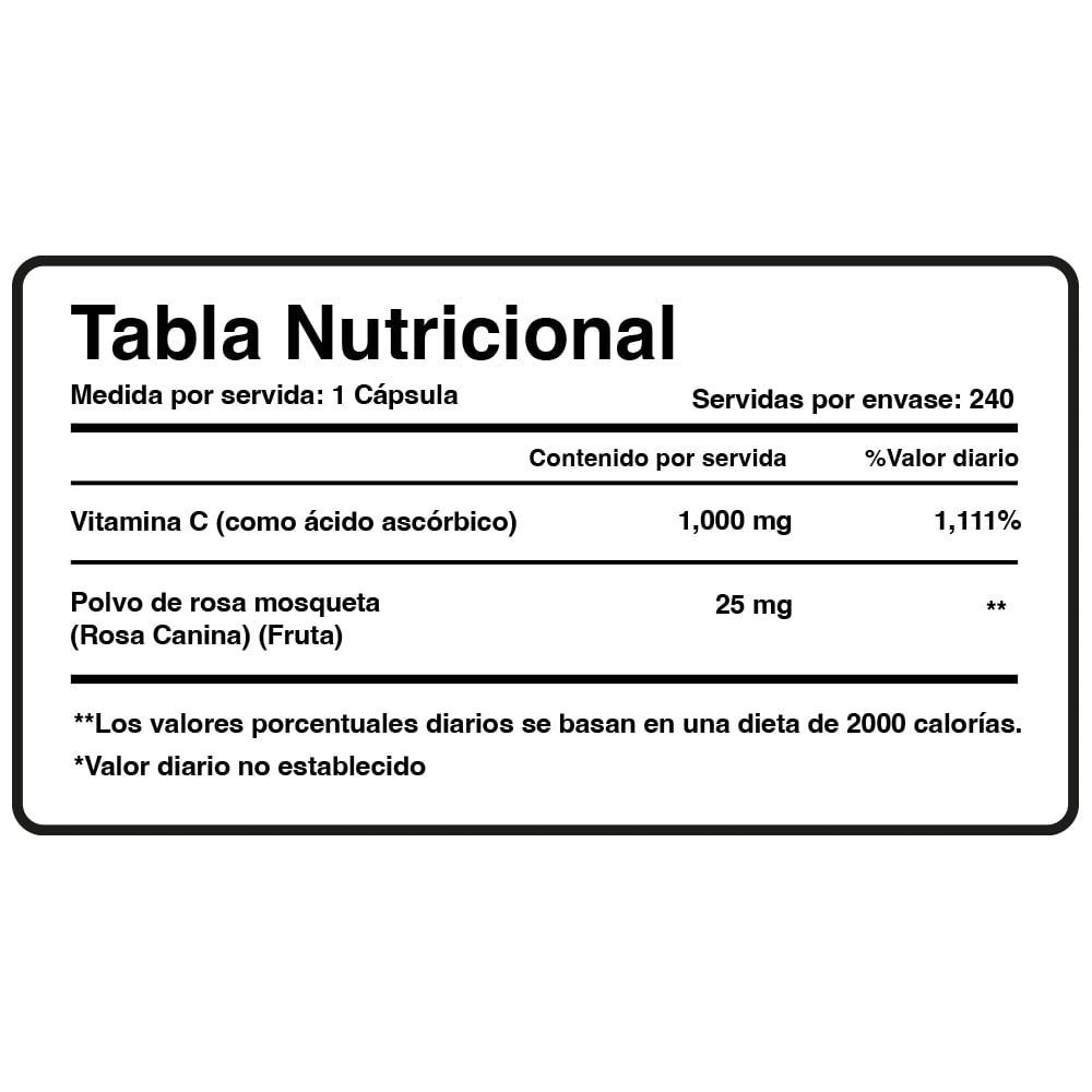 VITAMINA C - NUTRICOST - 240 CÁPSULAS - 5