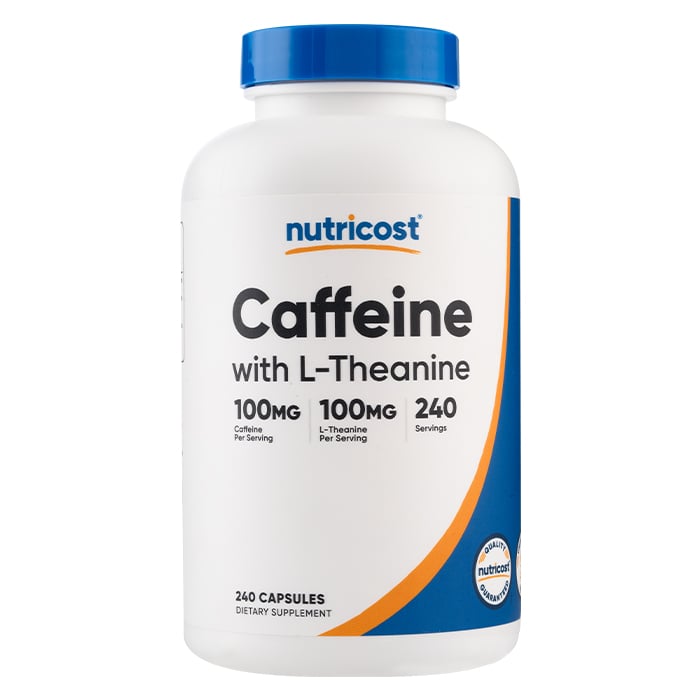 CAFEINA CON L TEANINA - NUTRICOST - 120 CÁPSULAS - 1