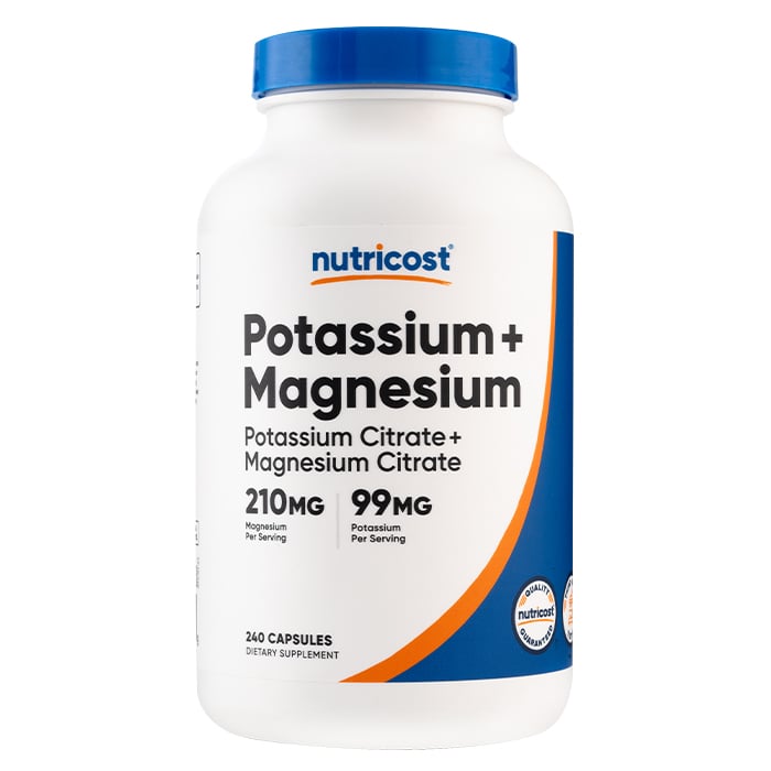 CITRATO MAGNESIO + CITRATO POTASIO - NUTRICOST - 240 CÁPSULAS - 1