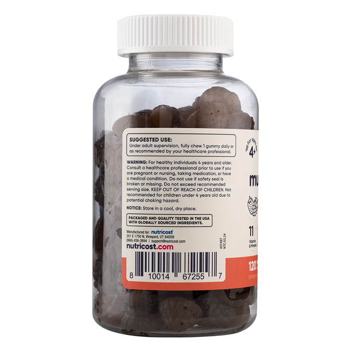 MULTIVITAMINICO NIÑOS - NUTRICOST - 120 GOMITAS - 3