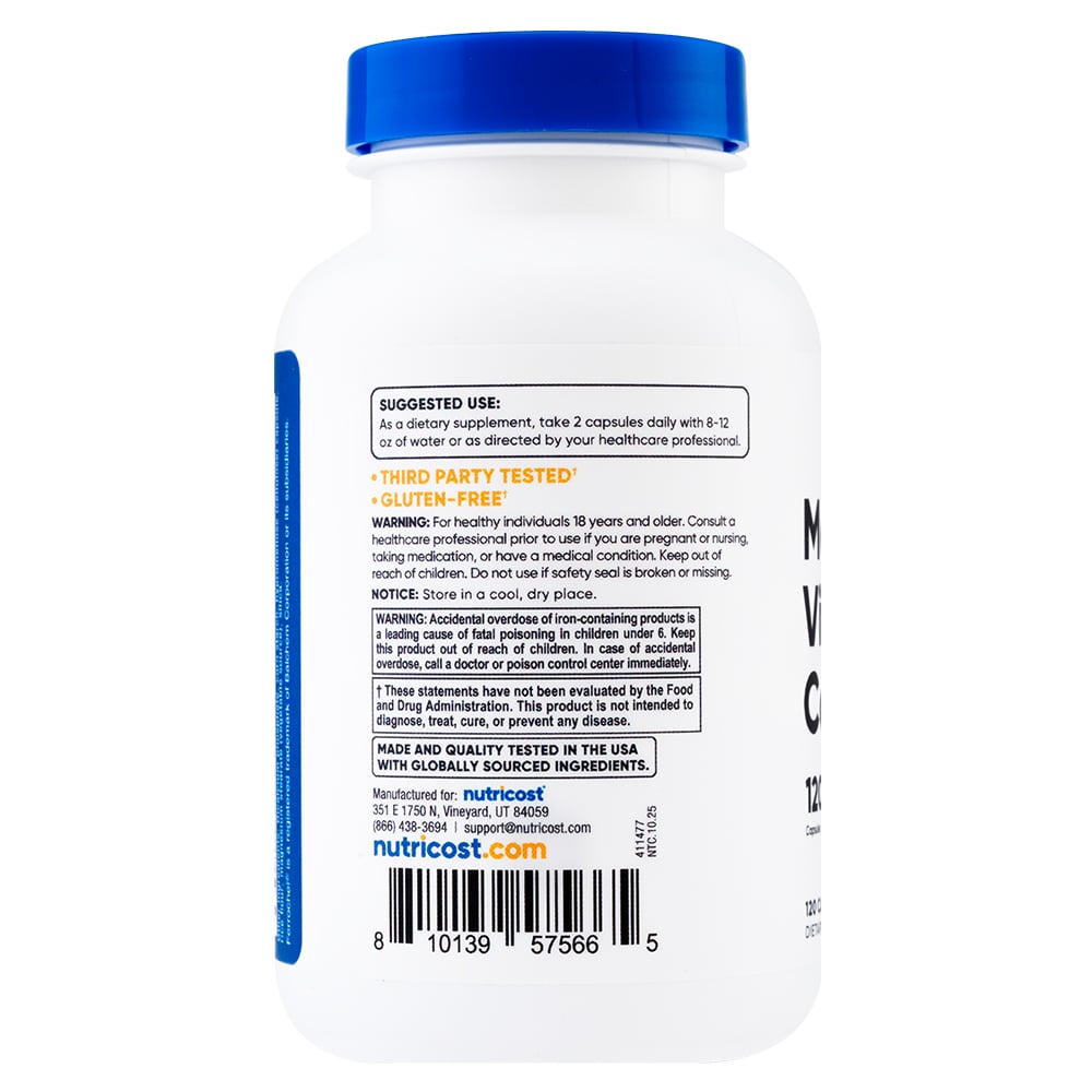 COMPLEJO B - NUTRICOST - 120 CÁPSULAS - 2