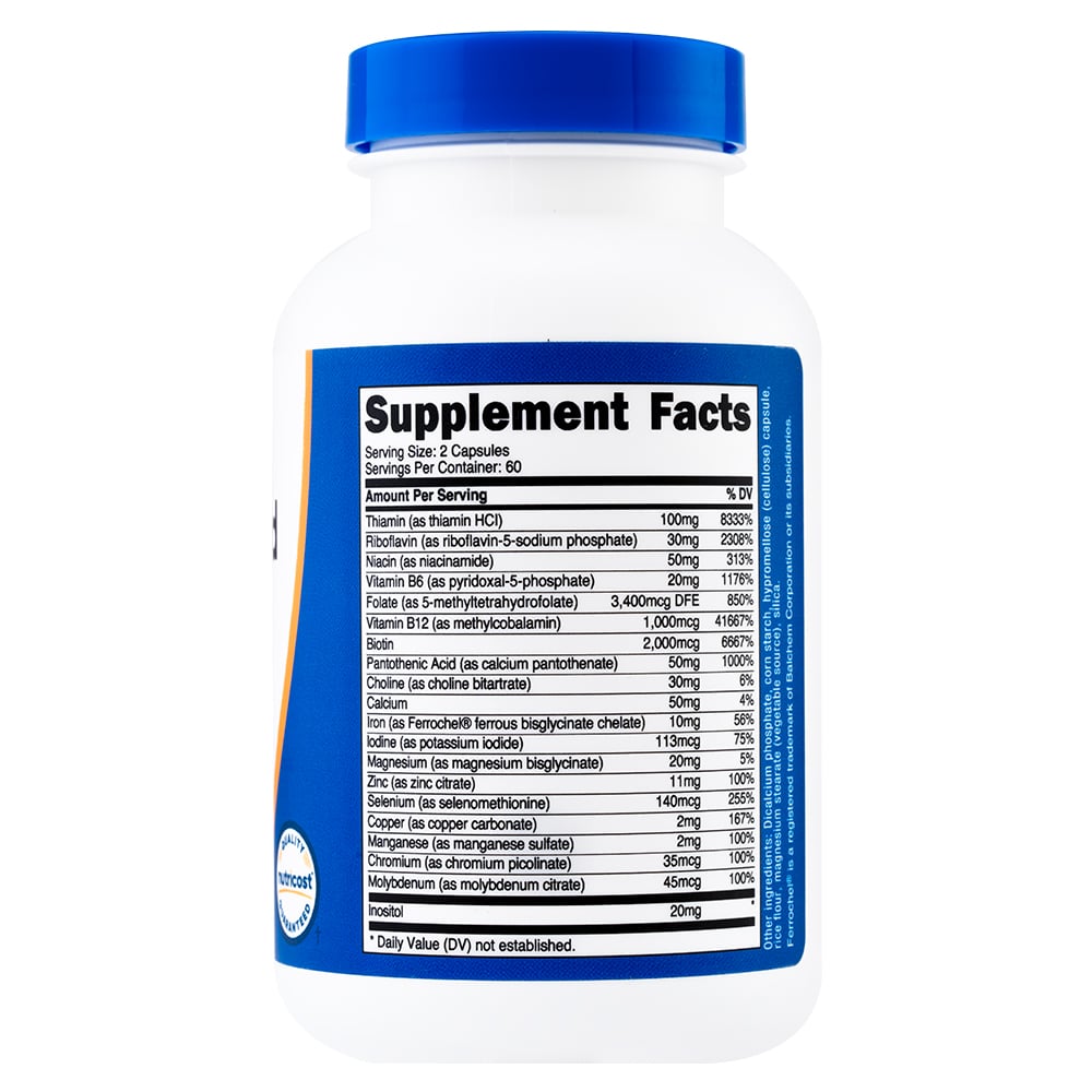 COMPLEJO B - NUTRICOST - 120 CÁPSULAS - 3
