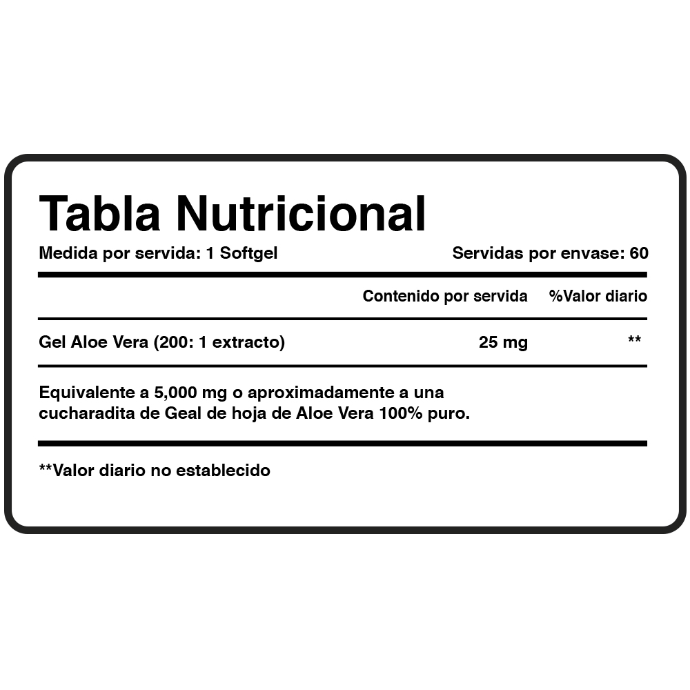ALOE VERA - XTRALIFE - 60 SOFTGELS CÁPSULAS - 4
