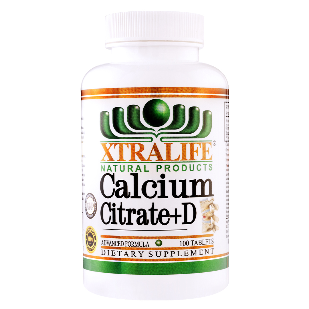 CALCIO CITRATE + VITAMINA D - XTRALIFE - 90 CÁPSULAS - 1