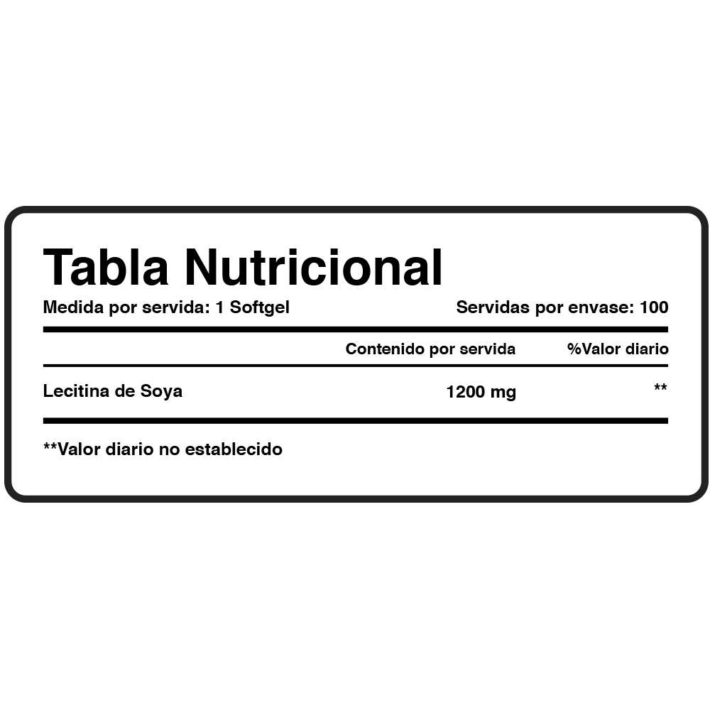 LECITINA DE SOYA - XTRALIFE - 100 SOFTGELS - 4