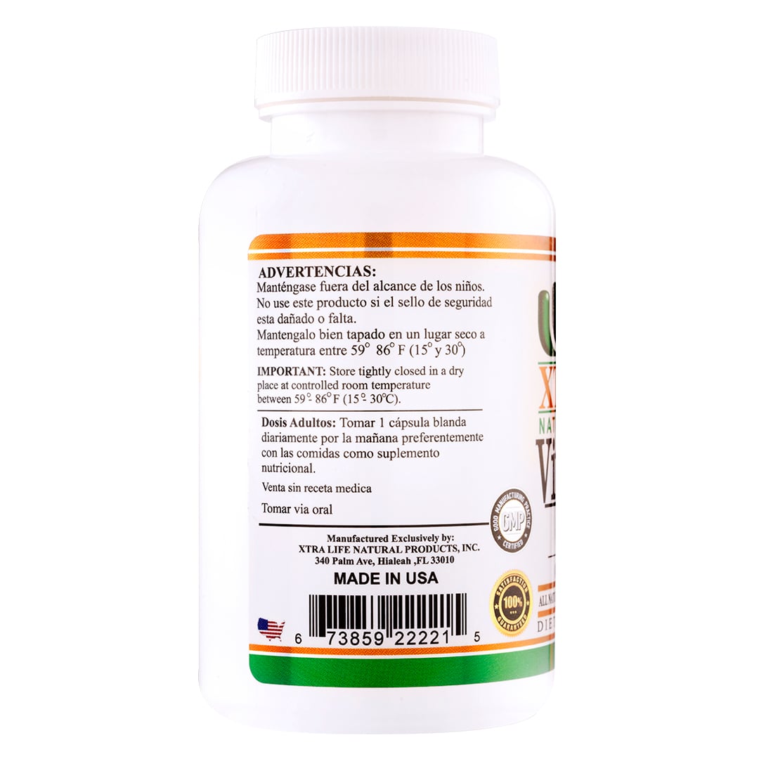 VITAMINA D - XTRALIFE - 90 CÁPSULAS - 2