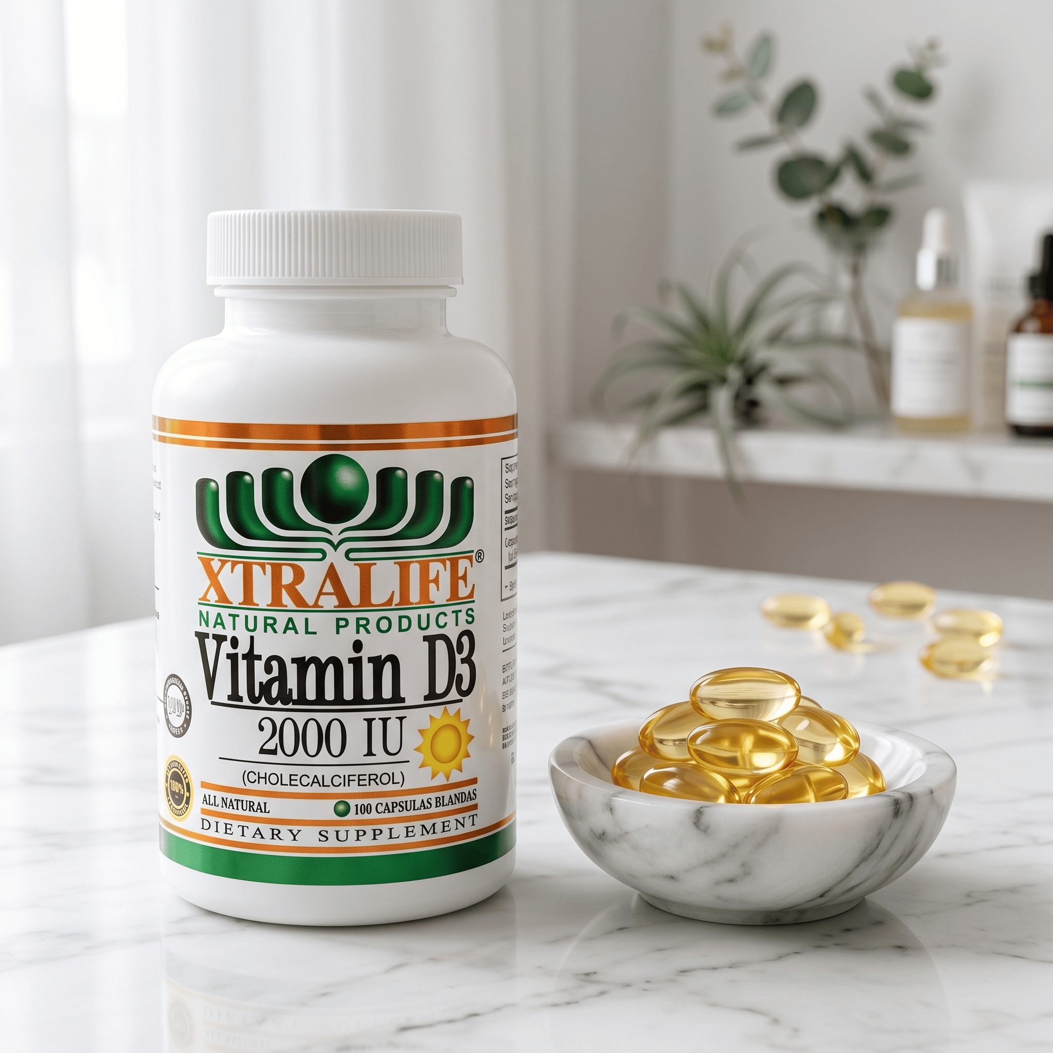 VITAMINA D - XTRALIFE - 90 CÁPSULAS - 5