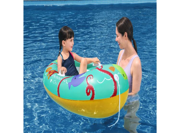 FLOTADOR BOTE JUNIOR HAPPY CRUSTÁCEO 110X64CM - BESTWAY - 6