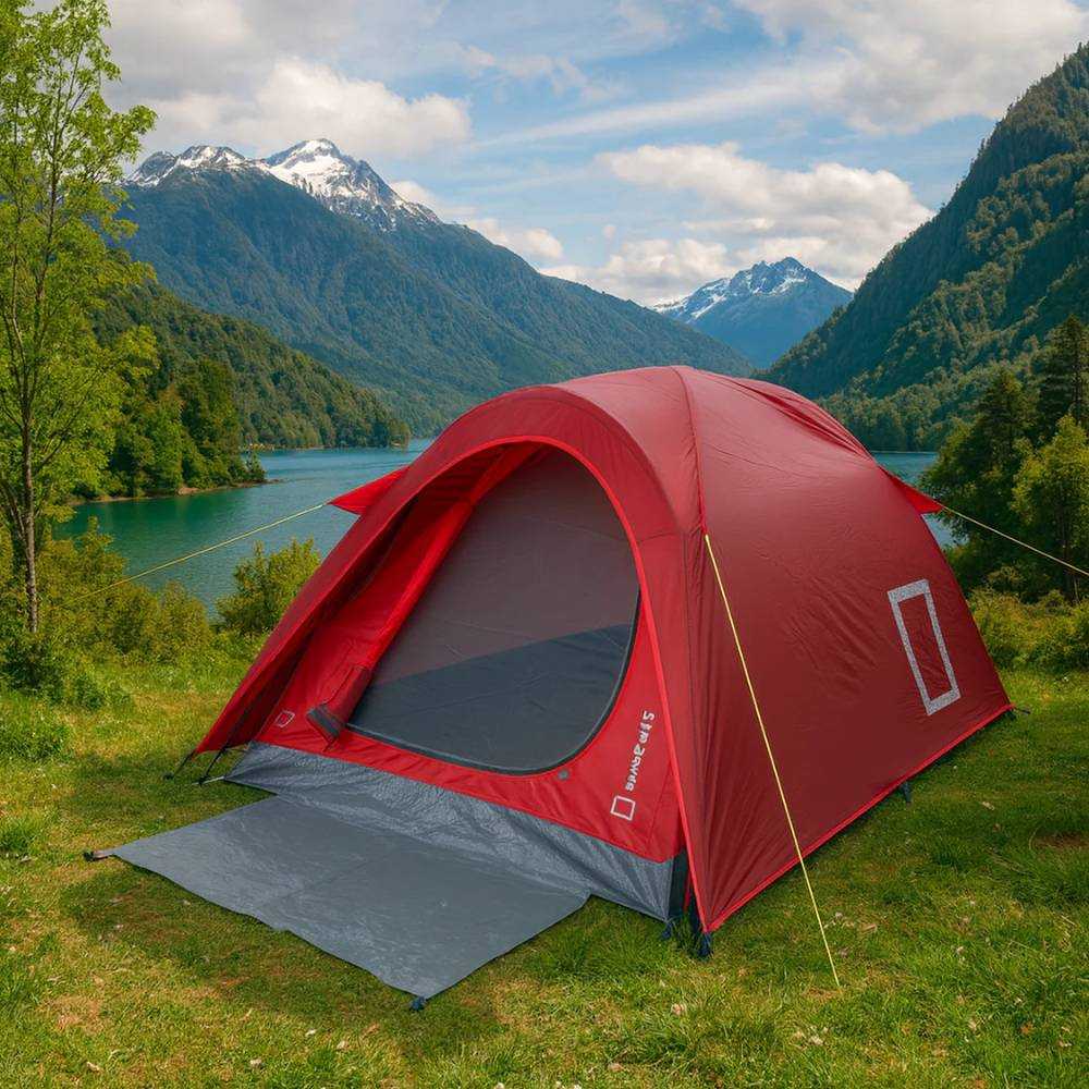 CARPA PARA 2 PERSONAS FRESNO II NATIONAL GEOGRAPHIC ROJO - 5