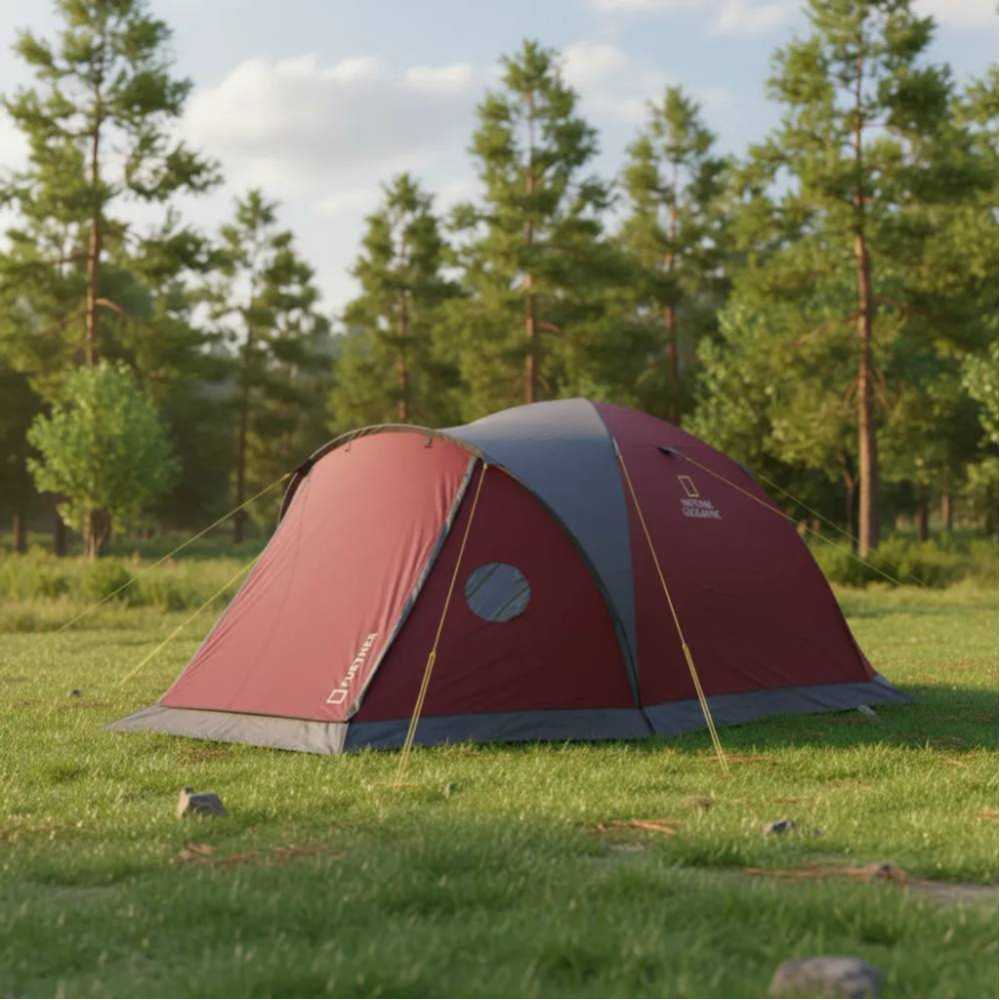 CARPA PARA 2 PERSONAS ROCKPORT II NATIONAL GEOGRAPHIC - GUINDA - 4