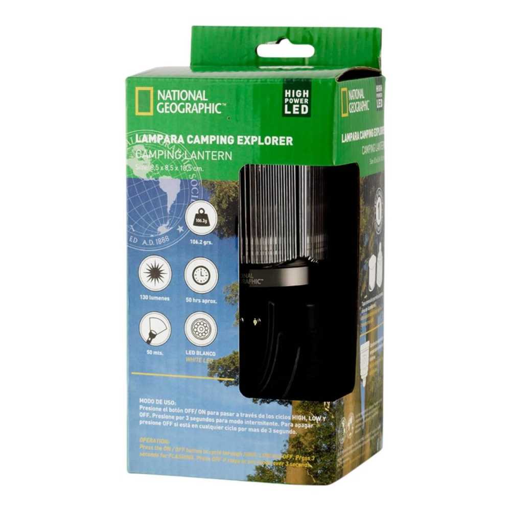 LÁMPARA NATIONAL GEOGRAPHIC LNG6246 CAMPING EXPLORER LED CREE - 4