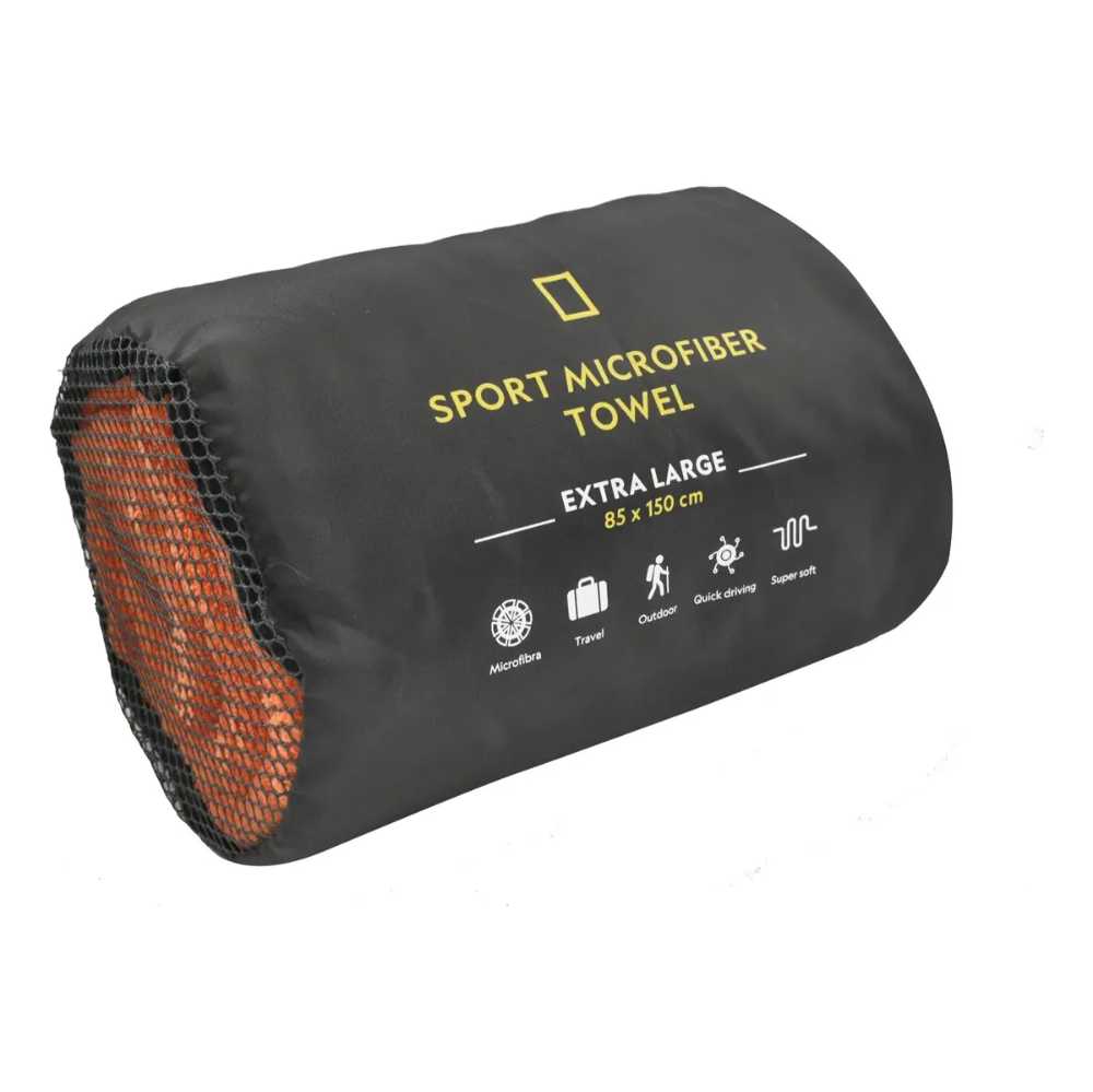 TOALLA NATIONAL GEOGRAPHIC TNG2006 NARANJA MICROFIBRA XL - 4