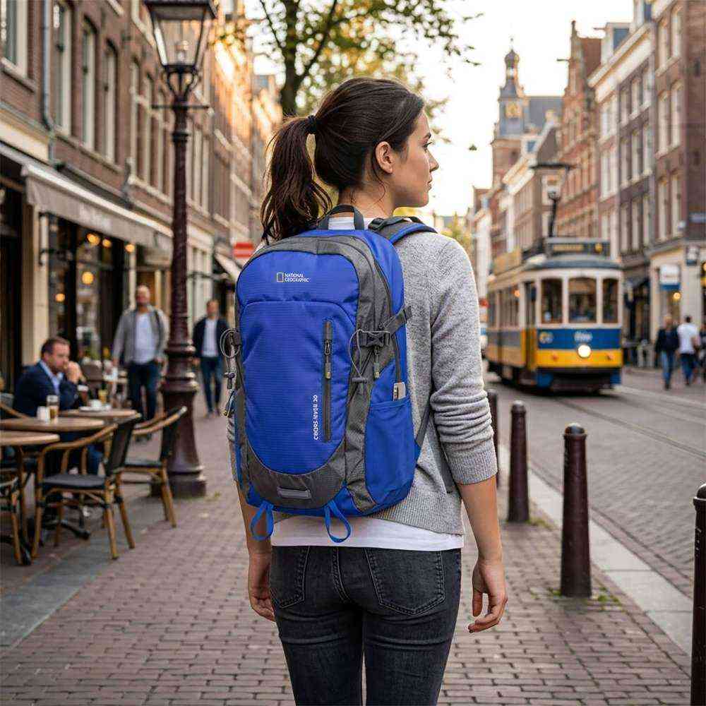 MOCHILA CROSS RIVER COLOR AZUL DE 30 LITROS - NATIONAL GEOGRAPHIC - 8