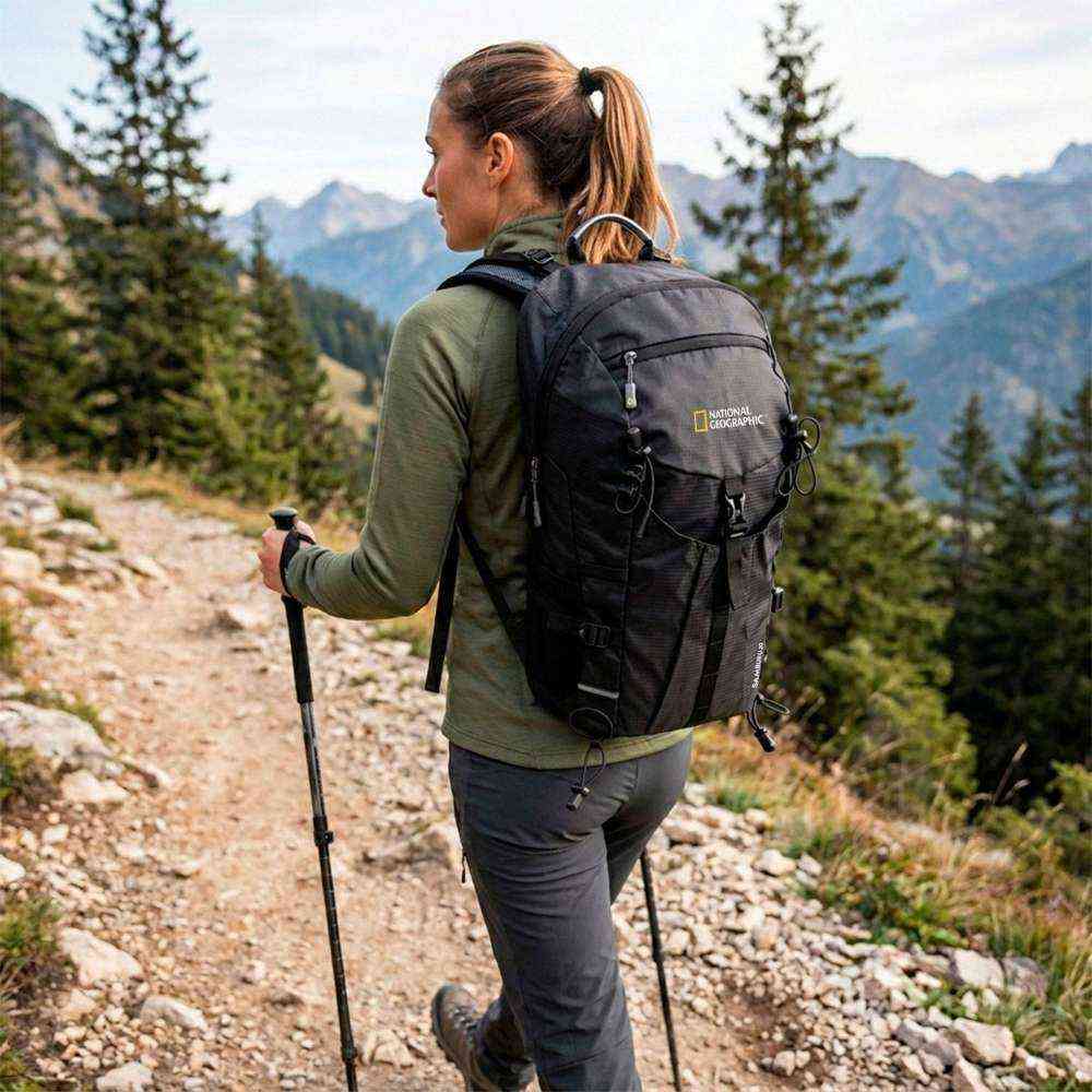 MOCHILA SAMBURU COLOR NEGRO DE 20 LITROS - NATIONAL GEOGRAPHIC - 8