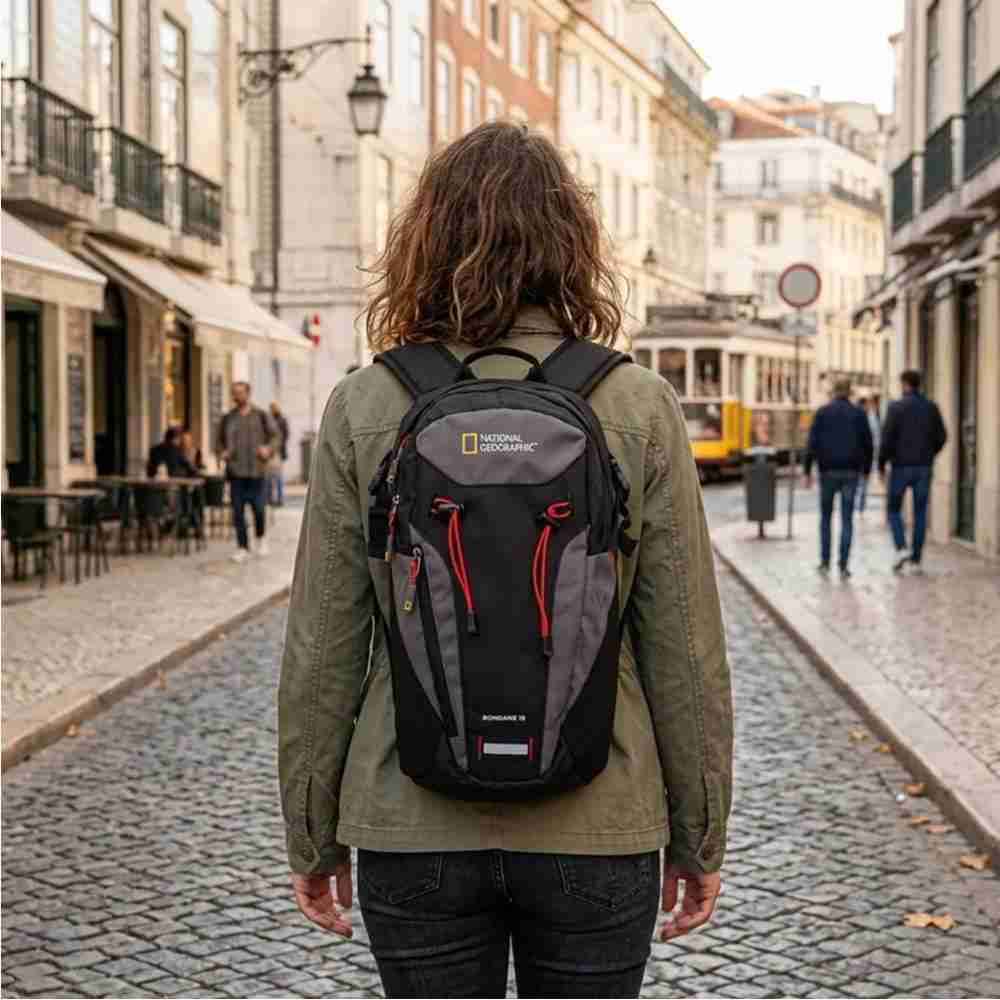 MOCHILA RONDANE COLOR NEGRO DE 15 LITROS - NATIONAL GEOGRAPHIC - 5