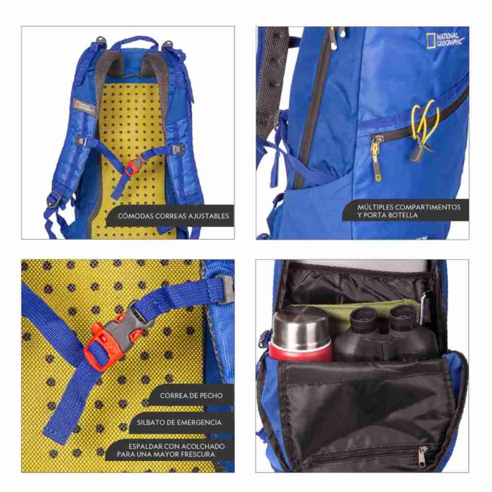 MOCHILA YOSEMITE COLOR AZUL DE 20 LITROS - NATIONAL GEOGRAPHIC - 4
