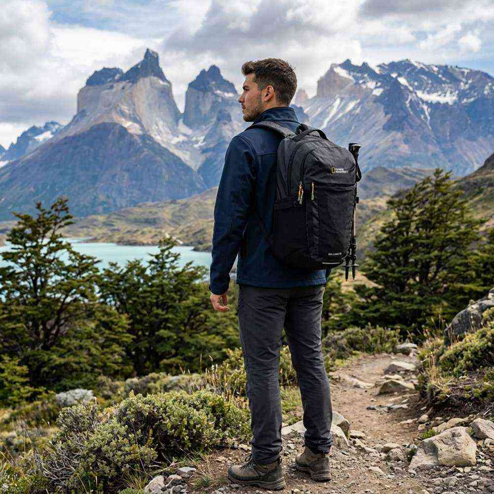 MOCHILA DAL LAKE COLOR NEGRO DE 26 LITROS - NATIONAL GEOGRAPHIC - 9
