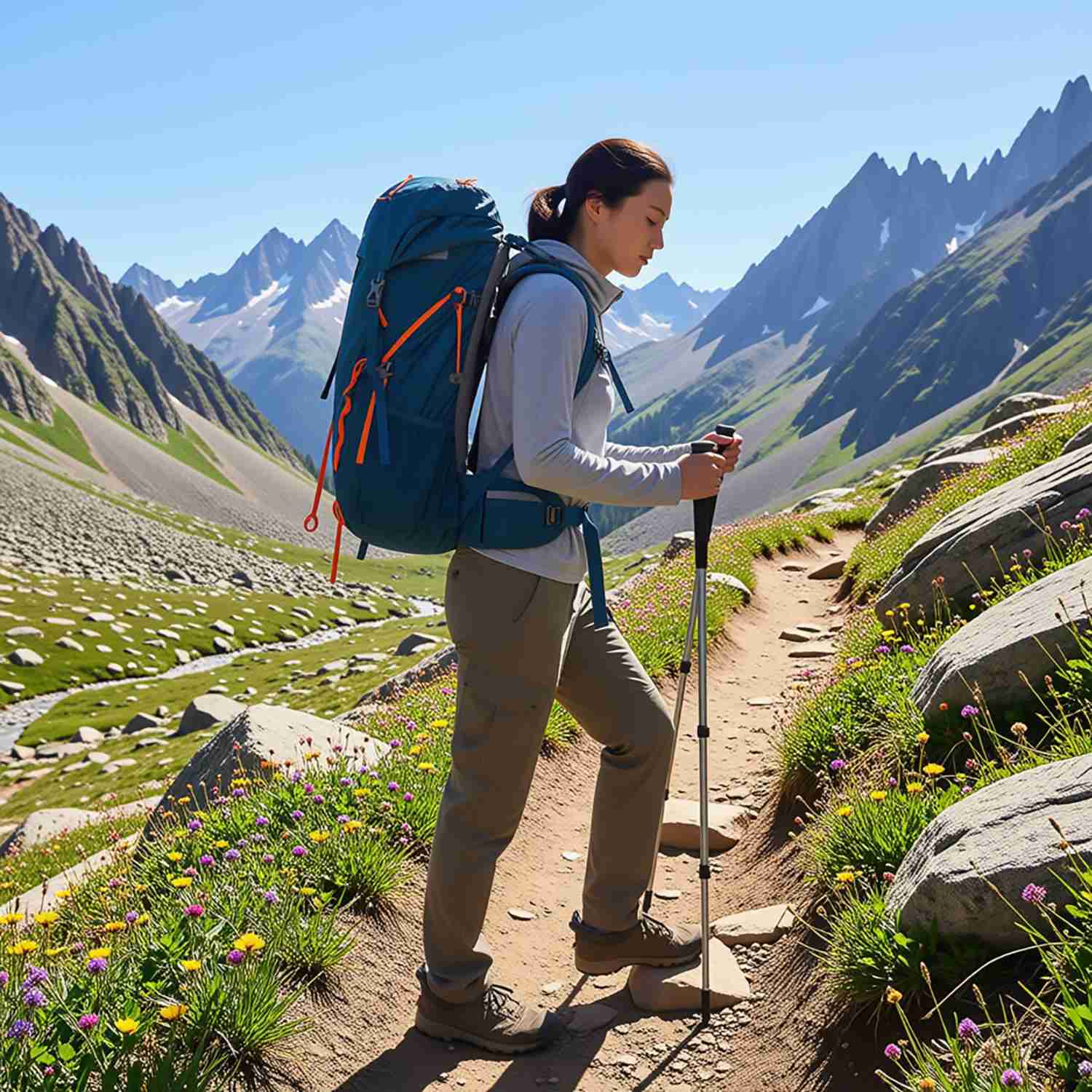 MOCHILA CLIFFSIDE COLOR AZUL DE 45 LITROS - NATIONAL GEOGRAPHIC - 4