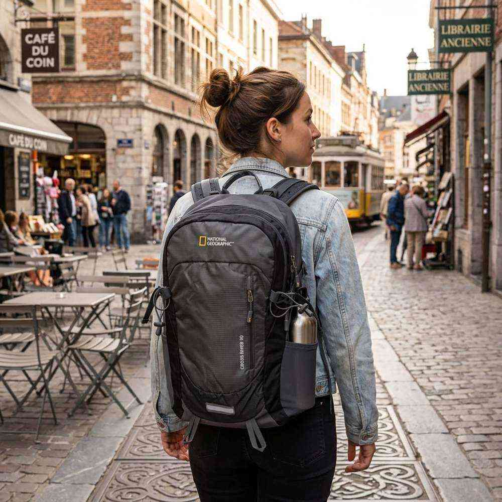 MOCHILA CROSS RIVER COLOR GRIS DE 30 LITROS - NATIONAL GEOGRAPHIC - 8