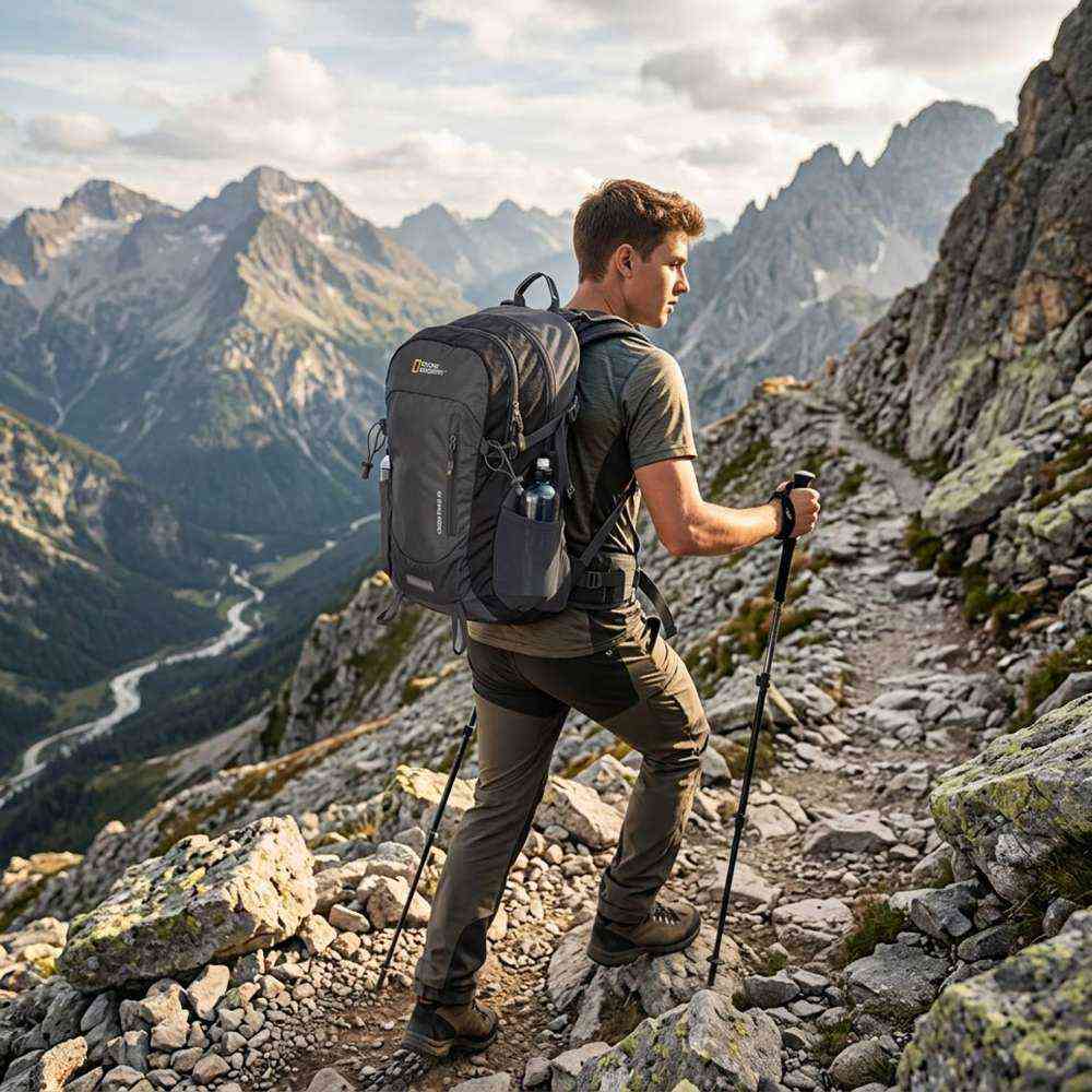 MOCHILA CROSS RIVER COLOR GRIS DE 30 LITROS - NATIONAL GEOGRAPHIC - 9