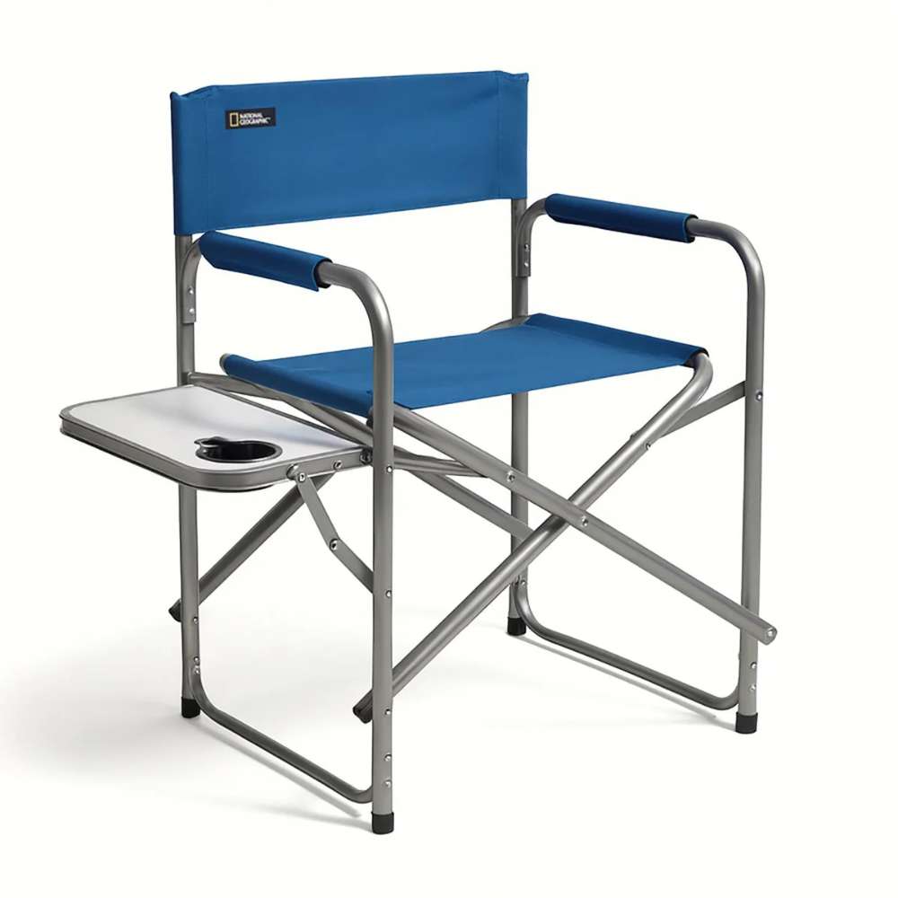 SILLA MESA PLEGABLE CAMPING DIRECTOR ADVENTURE AZUL - NATIONAL GEOGRAPHIC - 1