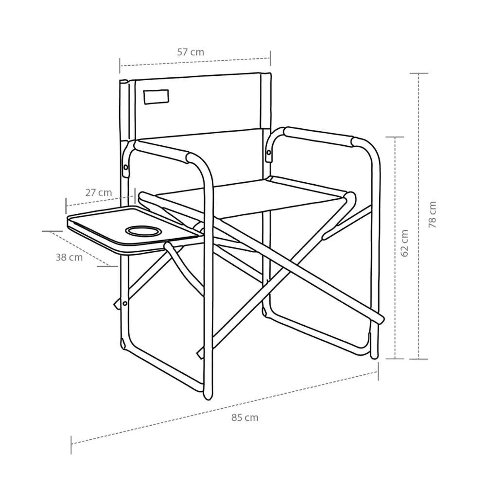 SILLA MESA PLEGABLE CAMPING DIRECTOR ADVENTURE AZUL - NATIONAL GEOGRAPHIC - 5