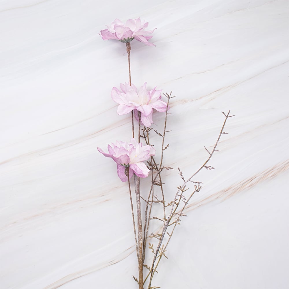 SETX3 VARAS DE ROSAS MORADAS PVC 62CM - 2