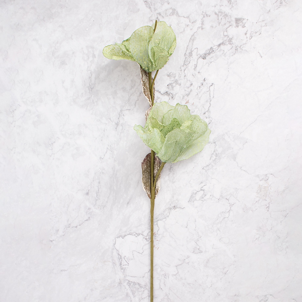PACK DE 2 FLOR DE LOTO VERDE PANORAMA HOGAR - 1
