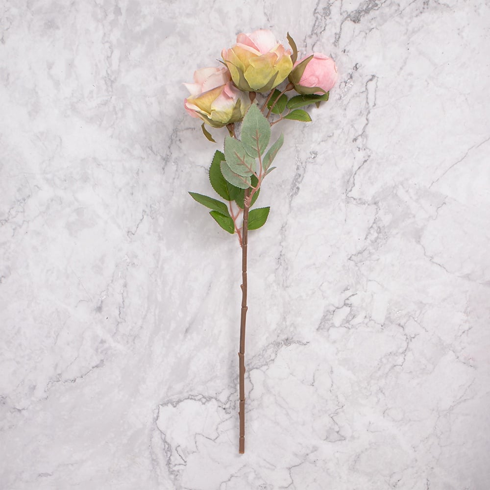 PACK DE 2 ROSAS ROSA PANORAMA HOGAR - 1