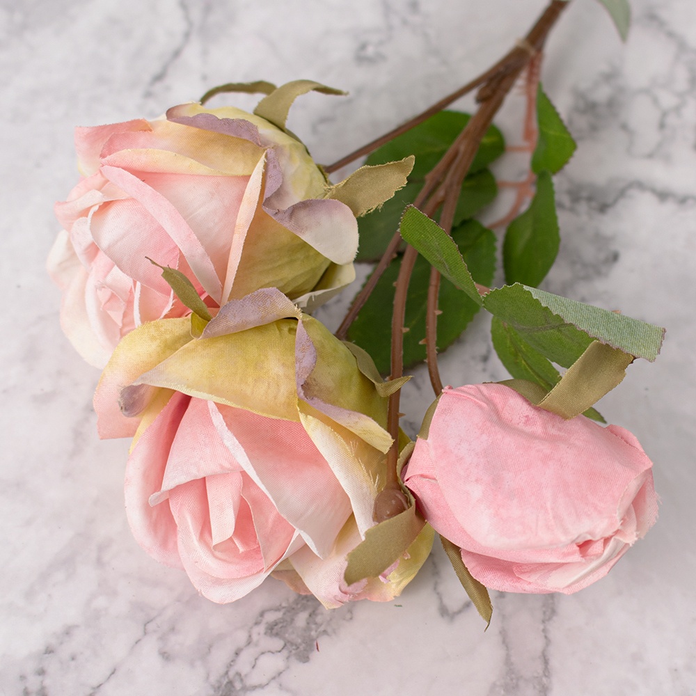 PACK DE 2 ROSAS ROSA PANORAMA HOGAR - 2