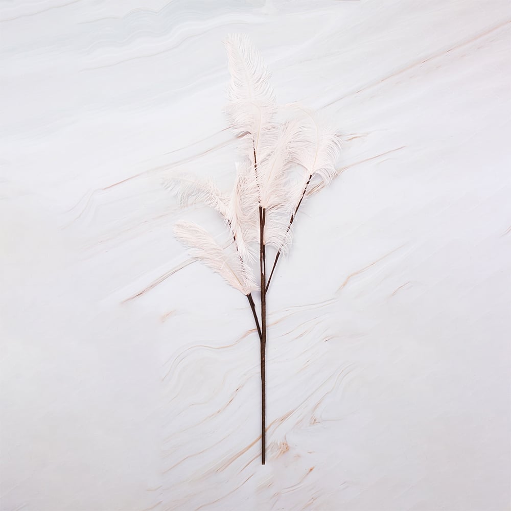 SETX2 PLUMAS BLANCO EN VARA PVC 100CM - 1