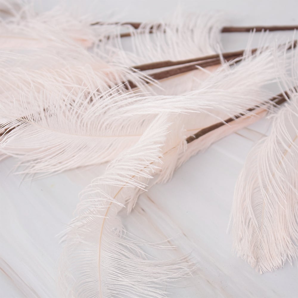 SETX2 PLUMAS BLANCO EN VARA PVC 100CM - 2