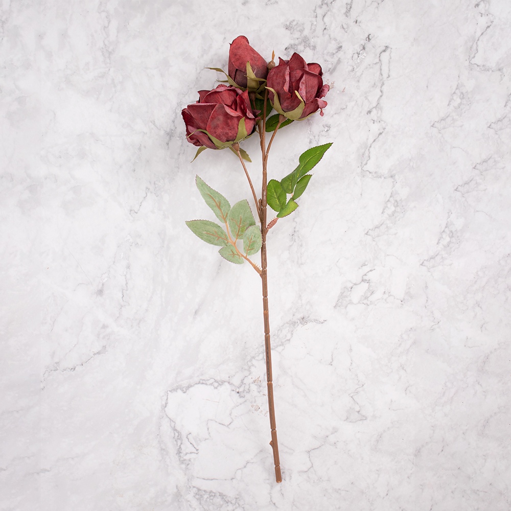 PACK DE 2 ROSAS ROJO PANORAMA HOGAR - 1