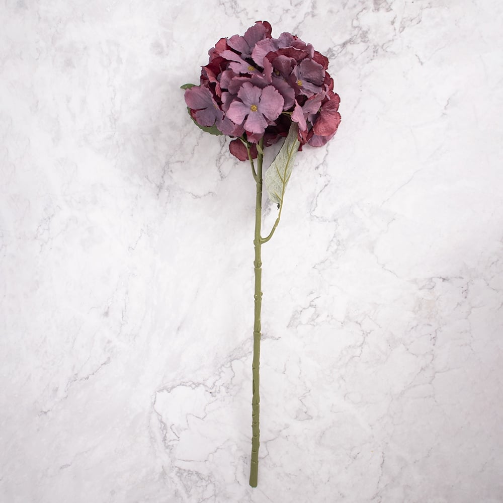 Hortensias En Vara Morado Panorama Hogar Pack De 4 - 1