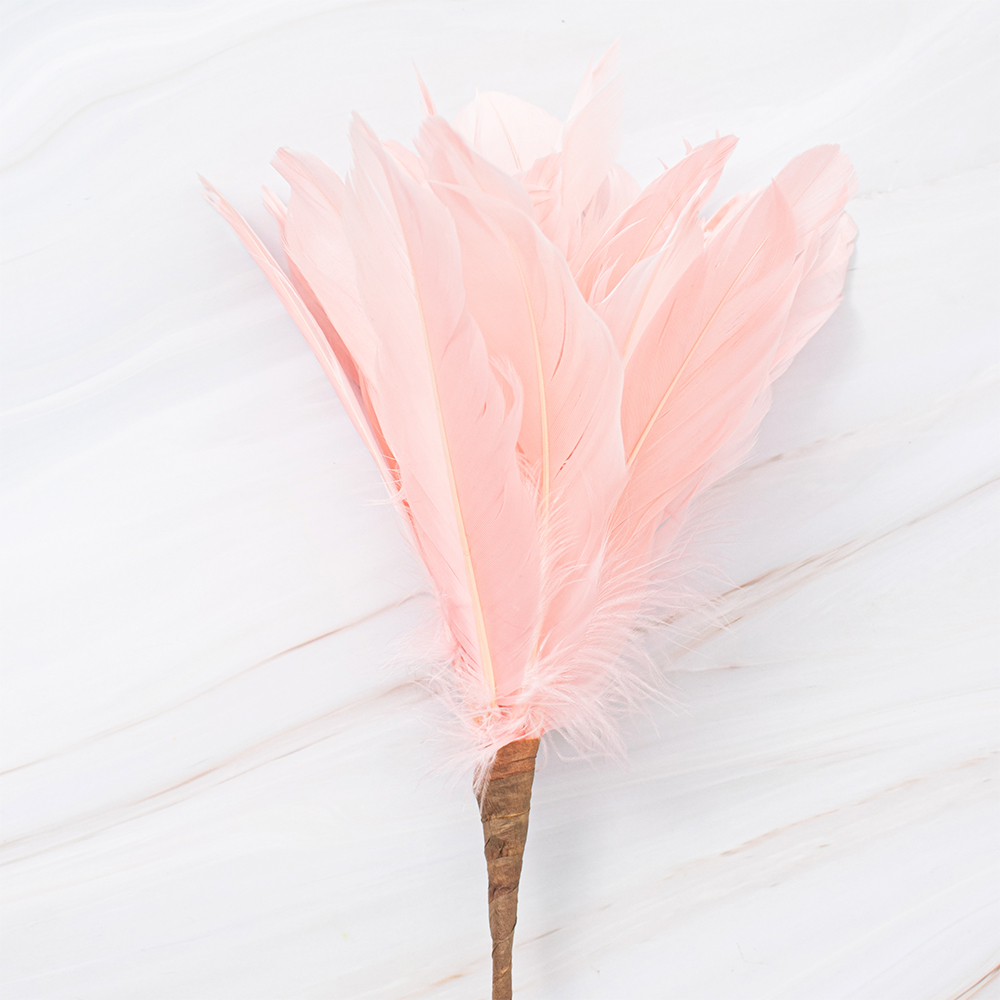 SETX2 PLUMAS ROSADAS EN VARA 72CM PVC - 2