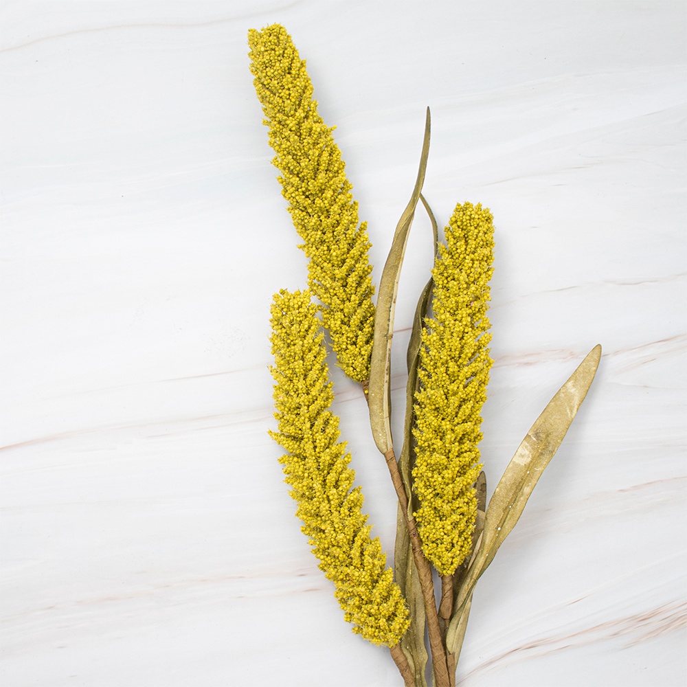 SETX2 TRIGO EN VARA AMARILLO PVC 80CM - 2