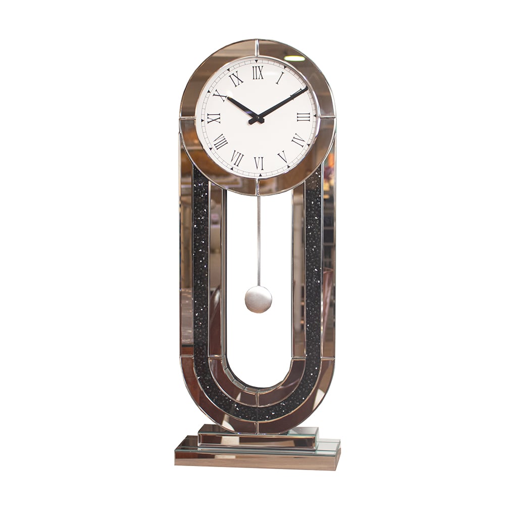 RELOJ DE MESA ALTO EN ESPEJO CON DISEÑO MODERNO 80CM - 1