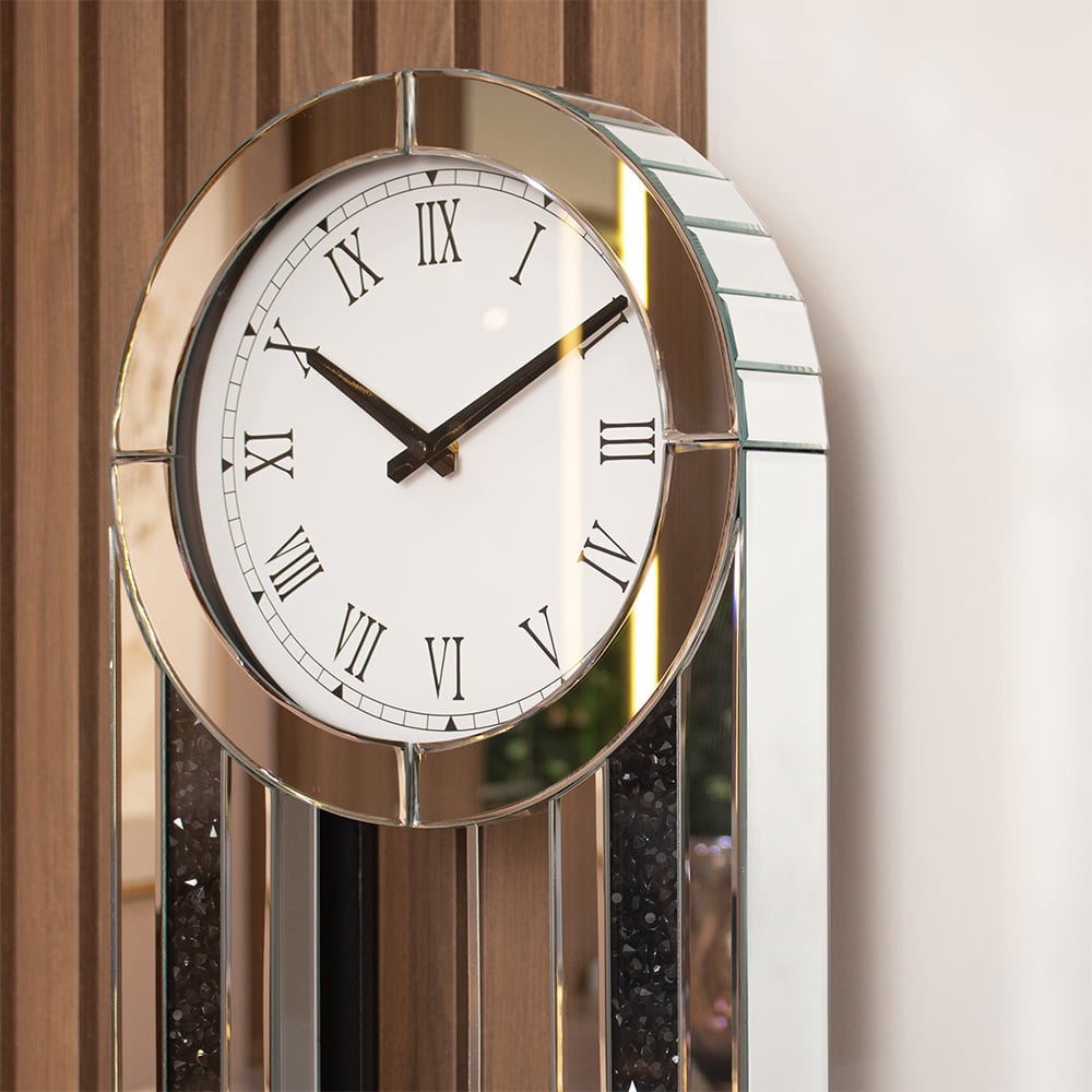 RELOJ DE MESA ALTO EN ESPEJO CON DISEÑO MODERNO 80CM - 3
